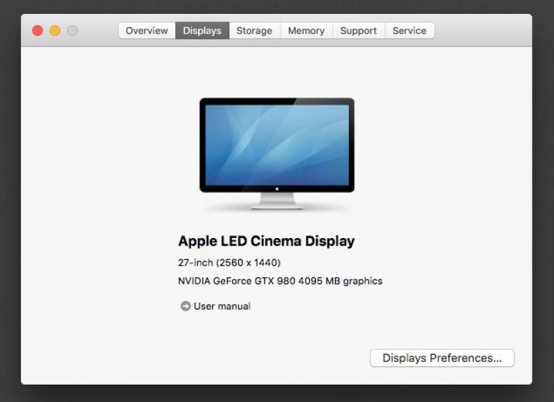 Apple Cinema Hd Display User Manual